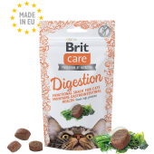 Полувлажни лакомства за котки Brit Care Snack Digestion с Копър и водорасли за подпомагане на храносмилането